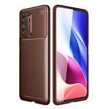 Xiaomi Redmi K40 Kılıf Zore Negro Silikon Kapak Kahverengi