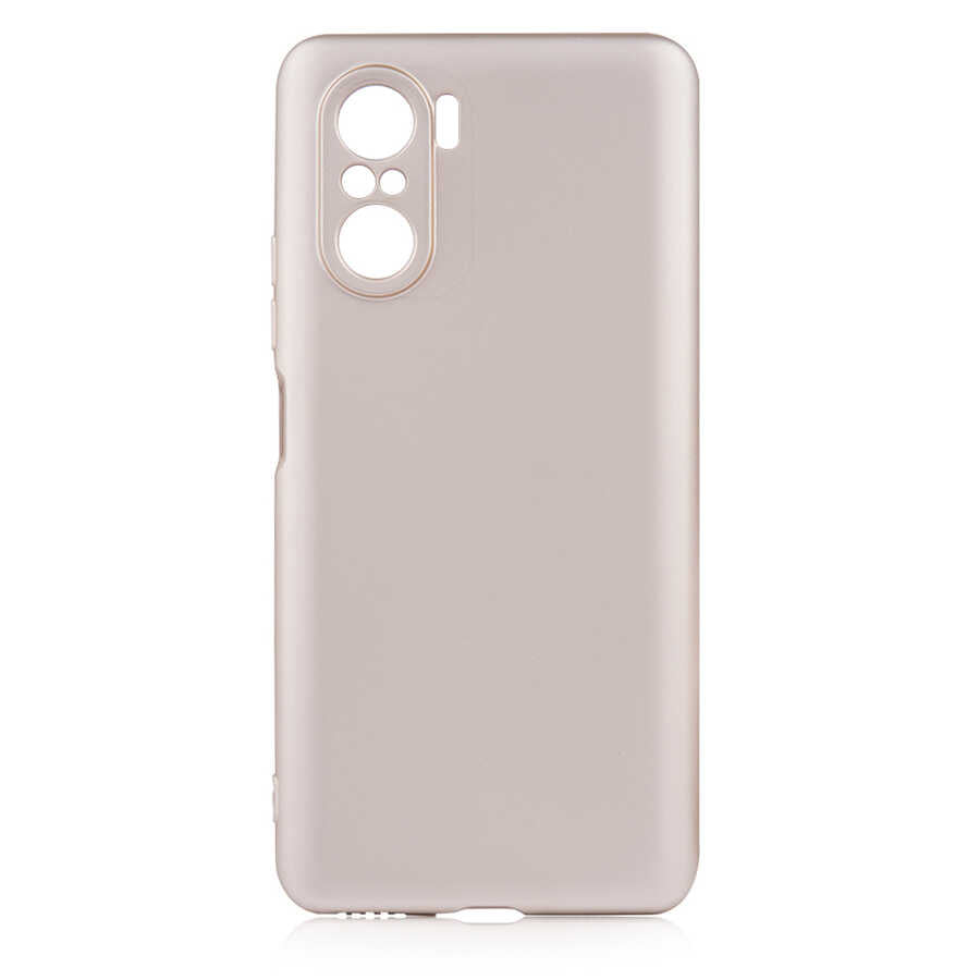 Xiaomi Redmi K40 Kılıf Zore Premier Silikon Kapak Saks Mavi