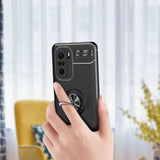 Xiaomi Redmi K40 Kılıf Zore Ravel Silikon Kapak Siyah