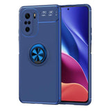 Xiaomi Redmi K40 Kılıf Zore Ravel Silikon Kapak Mavi