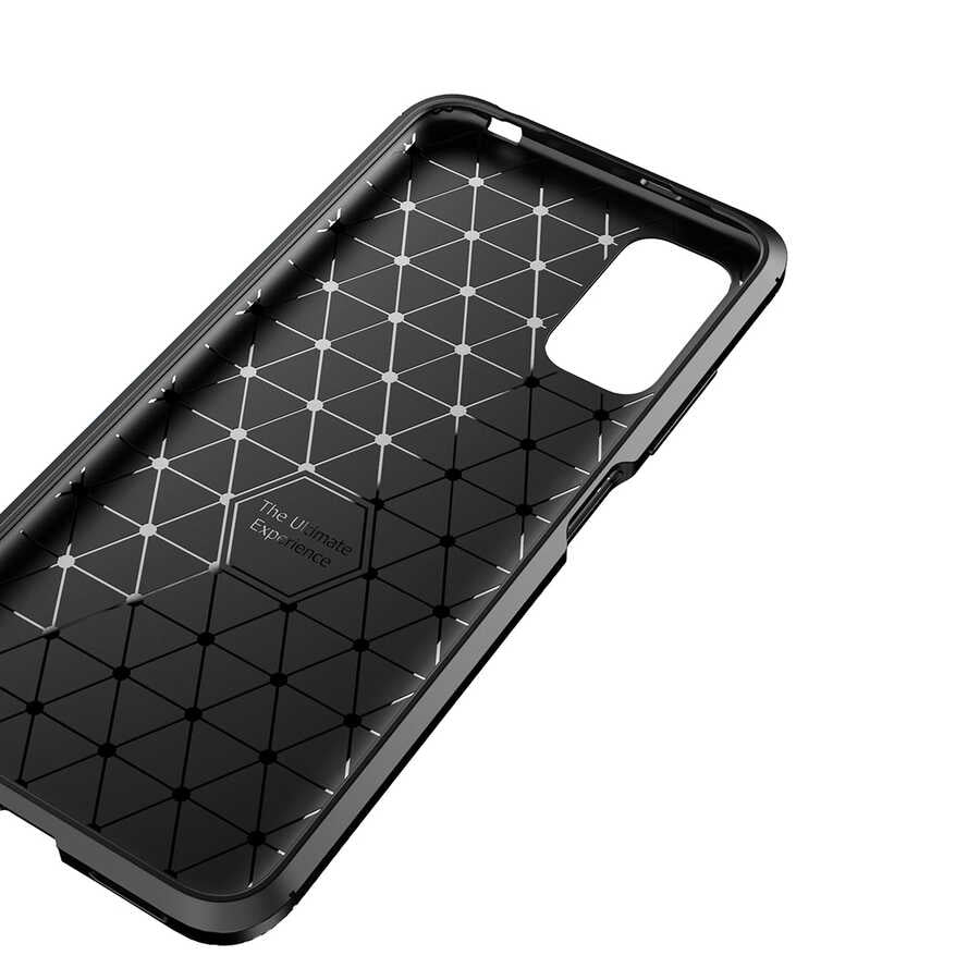 Xiaomi Redmi Note 10 5G Kılıf Zore Negro Silikon Kapak Siyah