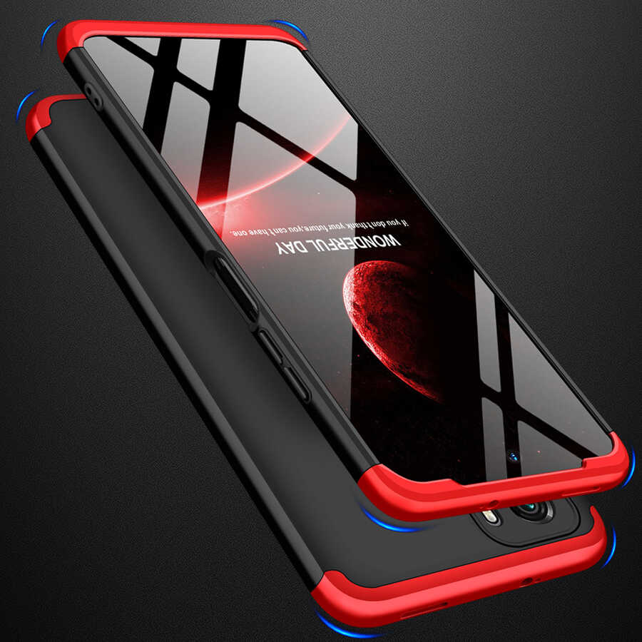 Xiaomi Redmi Note 10 Kılıf Zore Ays Kapak Kırmızı