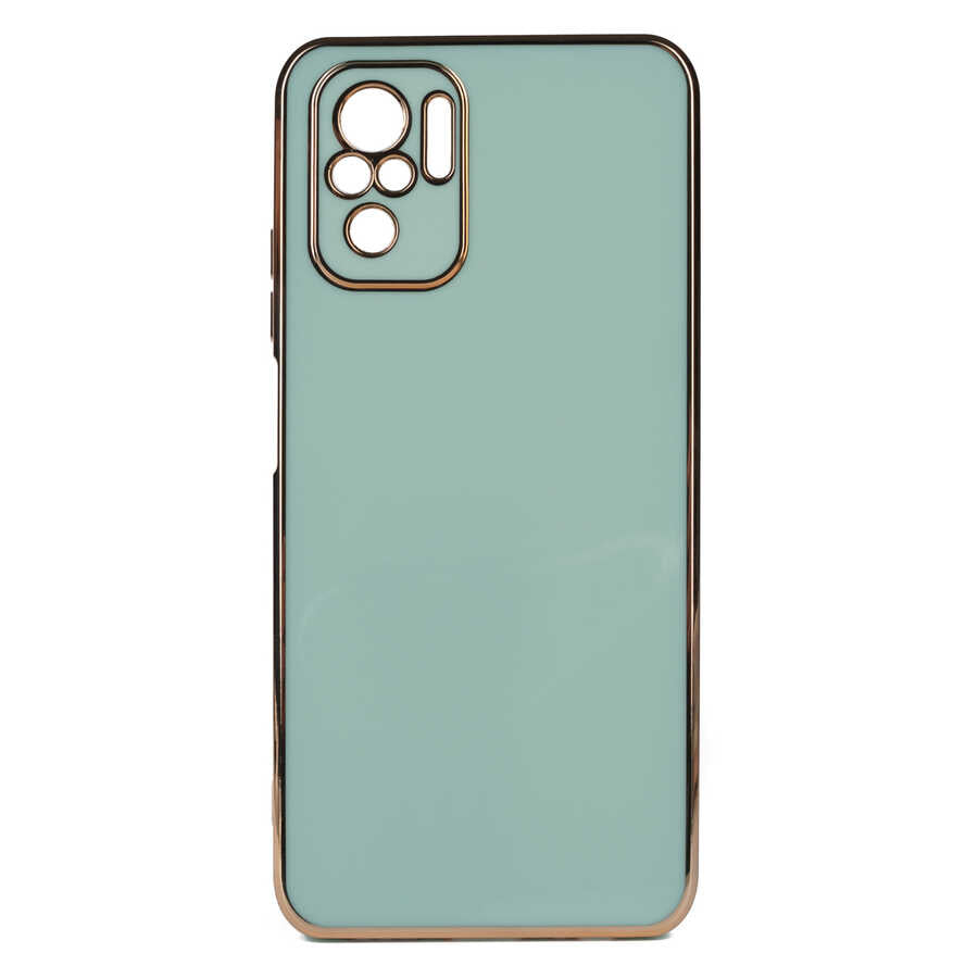 Xiaomi Redmi Note 10 Kılıf Zore Bark Kapak Açık Yeşil