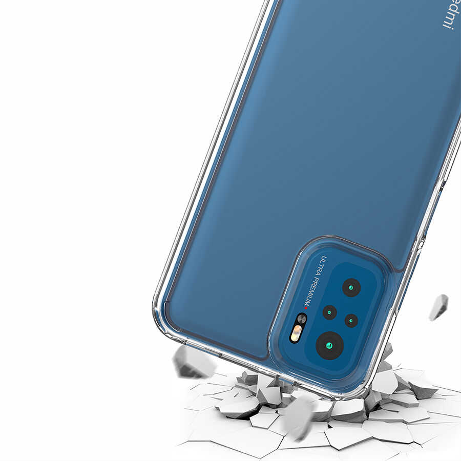 Xiaomi Redmi Note 10 Kılıf Zore Coss Kapak Renksiz
