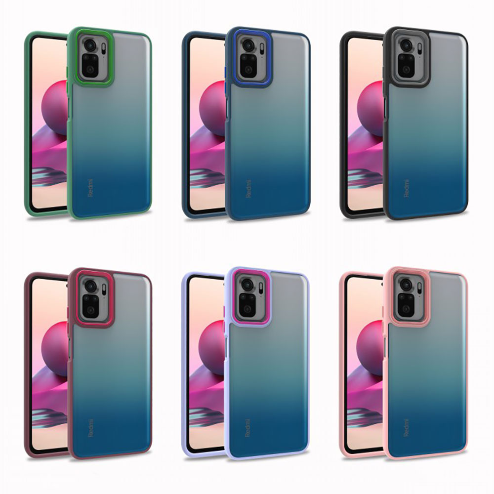 Xiaomi Redmi Note 10 Kılıf Zore Flora Kapak Kırmızı
