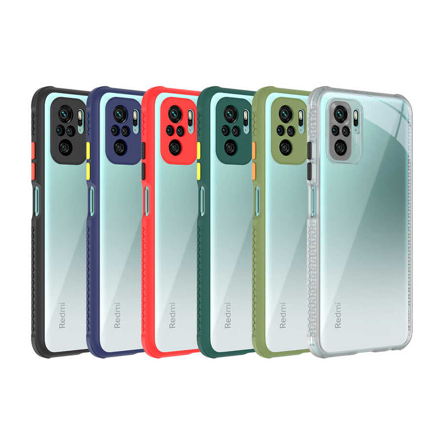 Xiaomi Redmi Note 10 Kılıf Zore Kaff Kapak Mor