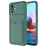 Xiaomi Redmi Note 10 Kılıf Zore Kartix Kapak Kırmızı