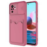 Xiaomi Redmi Note 10 Kılıf Zore Kartix Kapak Koyu Mor