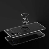 Xiaomi Redmi Note 10 Kılıf Zore Ravel Silikon Kapak Siyah-Kırmızı