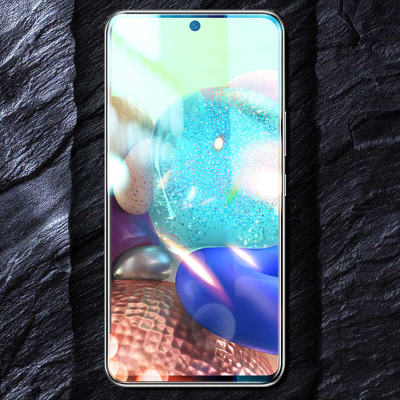 Xiaomi Redmi Note 10 Pro Davin 5D Cam Ekran Koruyucu Siyah