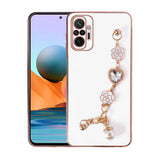 Xiaomi Redmi Note 10 Pro Kılıf El Tutamaçlı Kamera Korumalı Zore Taka Silikon Kapak Mor