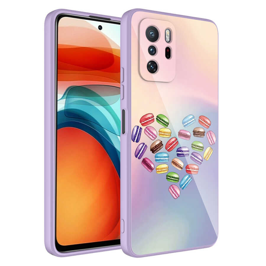 Xiaomi Redmi Note 10 Pro Kılıf Kamera Korumalı Desenli Sert Silikon Zore Epoksi Kapak NO2