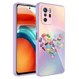 Xiaomi Redmi Note 10 Pro Kılıf Kamera Korumalı Desenli Sert Silikon Zore Epoksi Kapak NO3