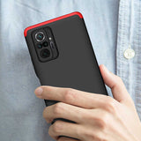 Xiaomi Redmi Note 10 Pro Kılıf Zore Ays Kapak Siyah-Mavi
