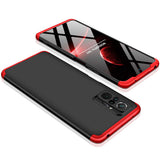 Xiaomi Redmi Note 10 Pro Kılıf Zore Ays Kapak Siyah-Kırmızı