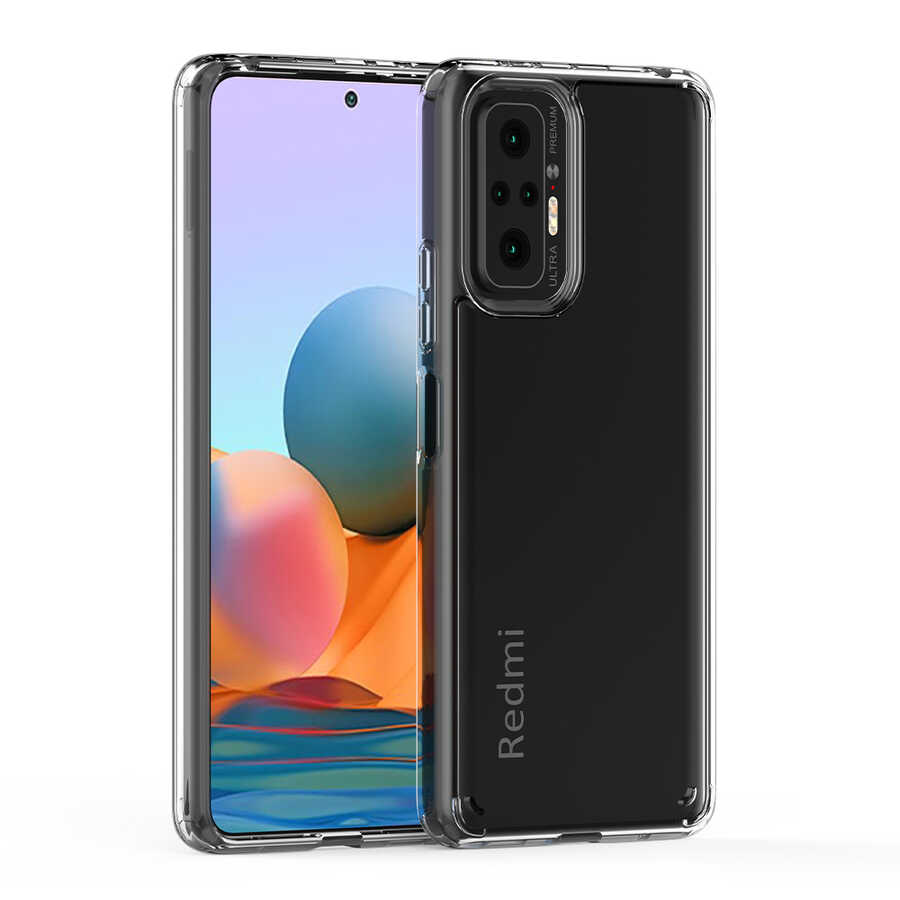 Xiaomi Redmi Note 10 Pro Kılıf Zore Coss Kapak Renksiz