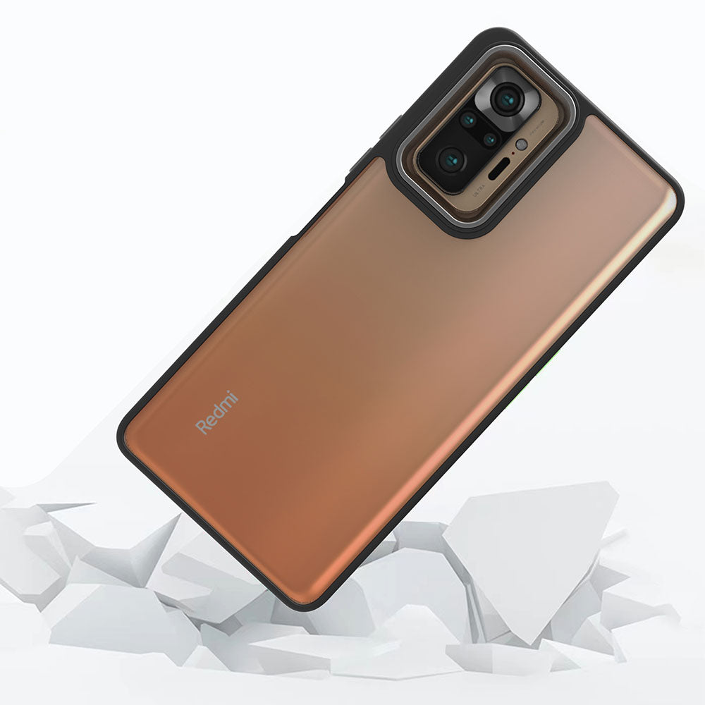 Xiaomi Redmi Note 10 Pro Kılıf Zore Flora Kapak Yeşil