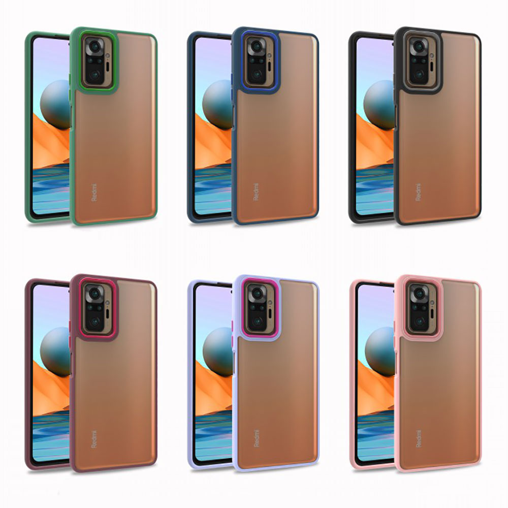 Xiaomi Redmi Note 10 Pro Kılıf Zore Flora Kapak Yeşil