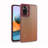 Xiaomi Redmi Note 10 Pro Kılıf Zore Flora Kapak Kırmızı