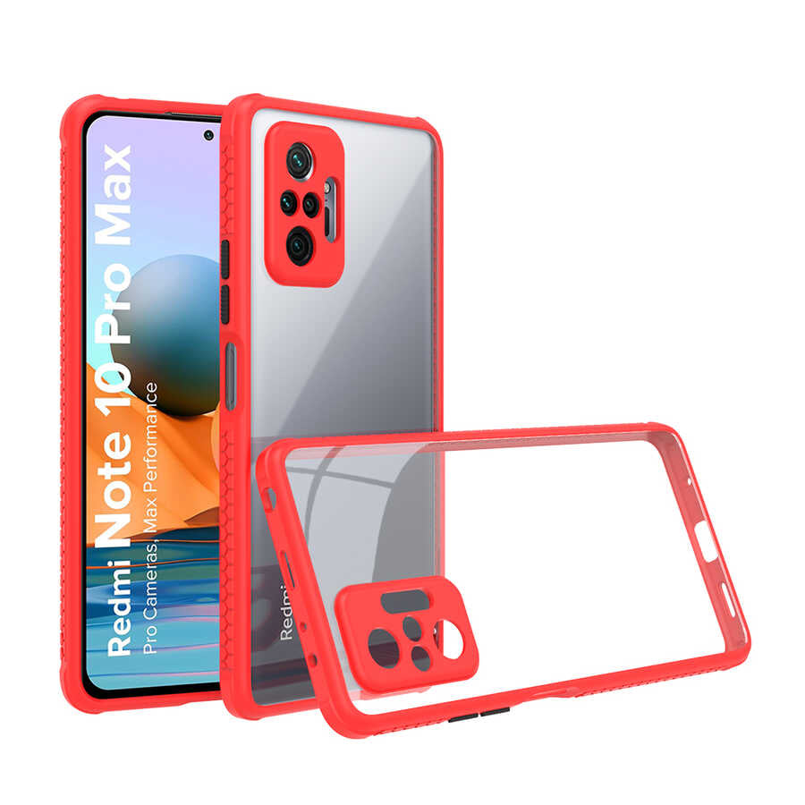 Xiaomi Redmi Note 10 Pro Kılıf Zore Kaff Kapak Koyu Yeşil