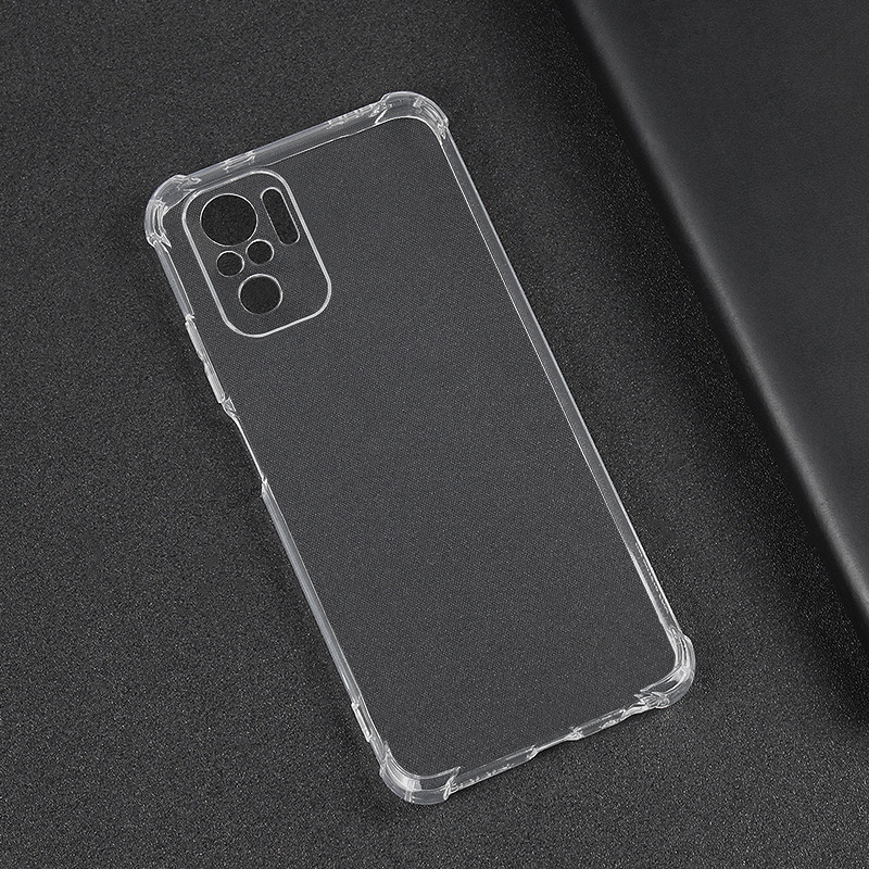 Xiaomi Redmi Note 10 Pro Kılıf Zore Kamera Korumalı Nitro Anti Shock Silikon Renksiz