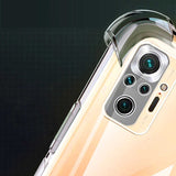 Xiaomi Redmi Note 10 Pro Kılıf Zore Kamera Korumalı Nitro Anti Shock Silikon Renksiz