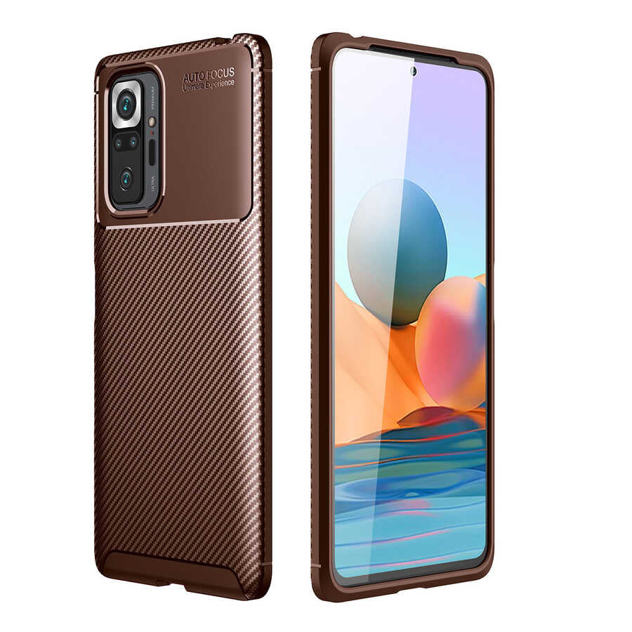 Xiaomi Redmi Note 10 Pro Kılıf Zore Negro Silikon Kapak Siyah