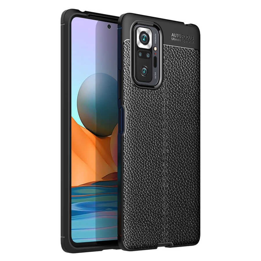 Xiaomi Redmi Note 10 Pro Kılıf Zore Niss Silikon Kapak Kırmızı