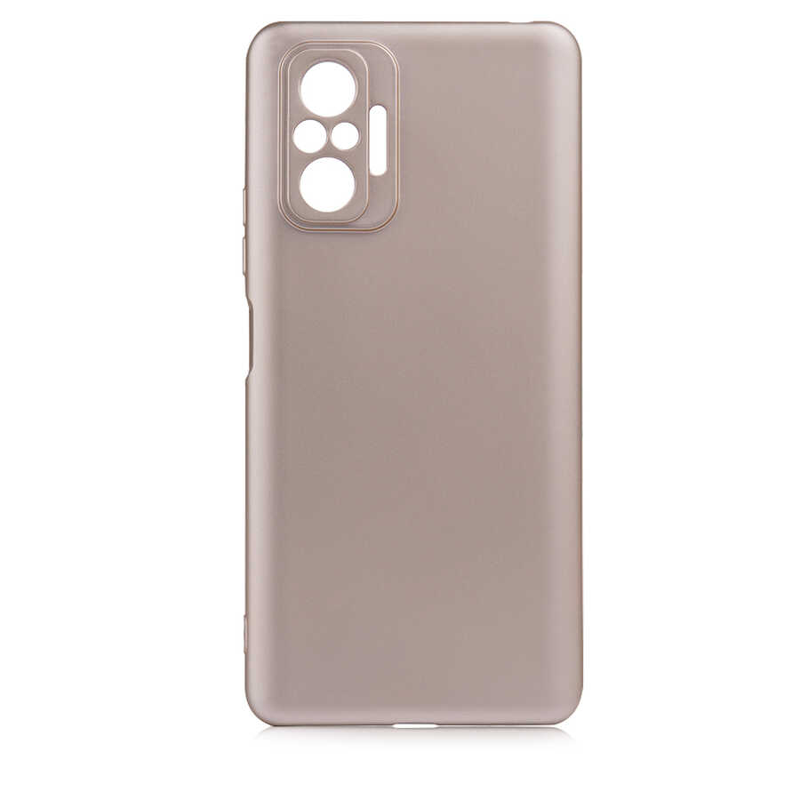Xiaomi Redmi Note 10 Pro Kılıf Zore Premier Silikon Kapak Gold