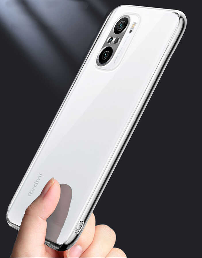 Xiaomi Redmi Note 10 Pro Kılıf Zore Süper Silikon Kapak Renksiz