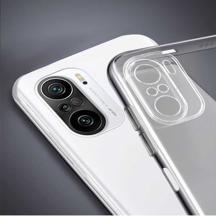Xiaomi Redmi Note 10 Pro Kılıf Zore Süper Silikon Kapak Renksiz