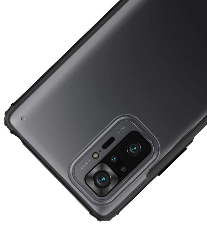 Xiaomi Redmi Note 10 Pro Kılıf Zore Volks Kapak Koyu Yeşil