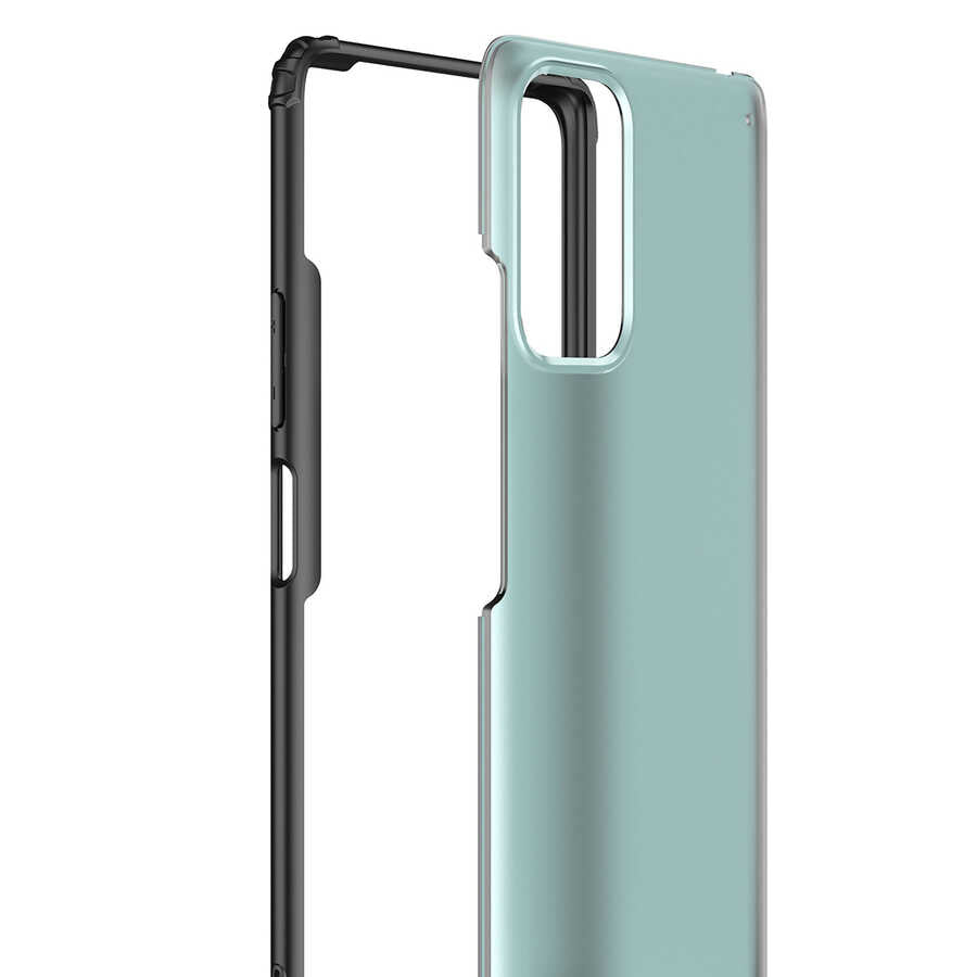 Xiaomi Redmi Note 10 Pro Kılıf Zore Volks Kapak Siyah