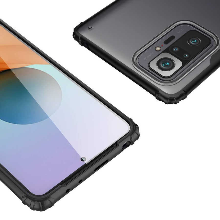 Xiaomi Redmi Note 10 Pro Kılıf Zore Volks Kapak Koyu Yeşil