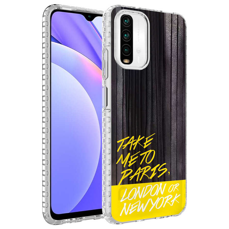 Xiaomi Redmi Note 10S Kılıf Airbag Kenarlı Renkli Desenli Silikon Zore Elegans Kapak NO3