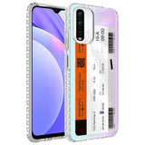 Xiaomi Redmi Note 10S Kılıf Airbag Kenarlı Renkli Desenli Silikon Zore Elegans Kapak NO1