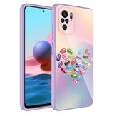 Xiaomi Redmi Note 10S Kılıf Kamera Korumalı Desenli Sert Silikon Zore Epoksi Kapak NO1