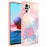 Xiaomi Redmi Note 10S Kılıf Kamera Korumalı Desenli Sert Silikon Zore Epoksi Kapak NO4