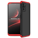 Xiaomi Redmi Note 10S Kılıf Zore Ays Kapak Siyah-Kırmızı