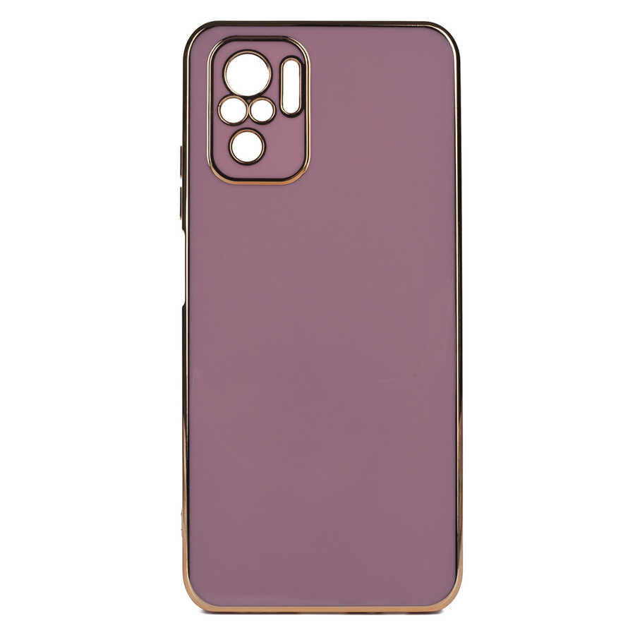 Xiaomi Redmi Note 10S Kılıf Zore Bark Kapak Mor