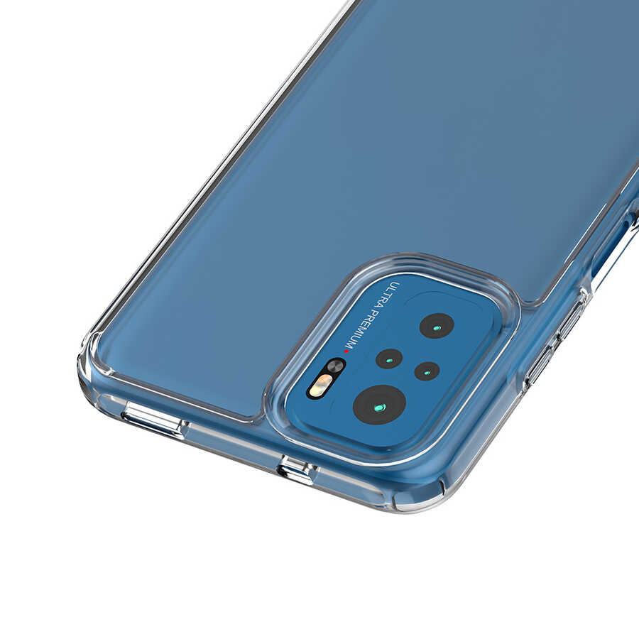 Xiaomi Redmi Note 10S Kılıf Zore Coss Kapak Renksiz