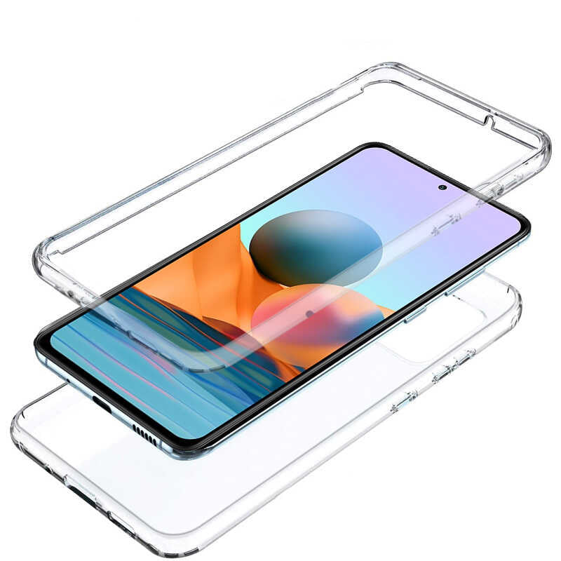 Xiaomi Redmi Note 10S Kılıf Zore Enjoy Kapak Renksiz