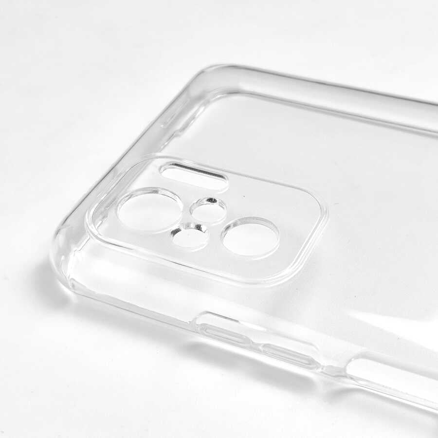Xiaomi Redmi Note 10S Kılıf Zore Kamera Korumalı Süper Silikon Kapak Renksiz