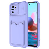 Xiaomi Redmi Note 10S Kılıf Zore Kartix Kapak Lila