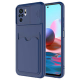 Xiaomi Redmi Note 10S Kılıf Zore Kartix Kapak Lacivert