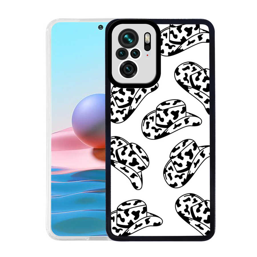 Xiaomi Redmi Note 10S Kılıf Zore M-Fit Desenli Kapak Hat No5
