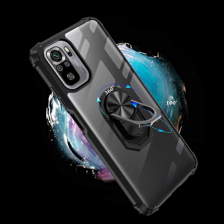 Xiaomi Redmi Note 10S Kılıf Zore Mola Kapak Lacivert