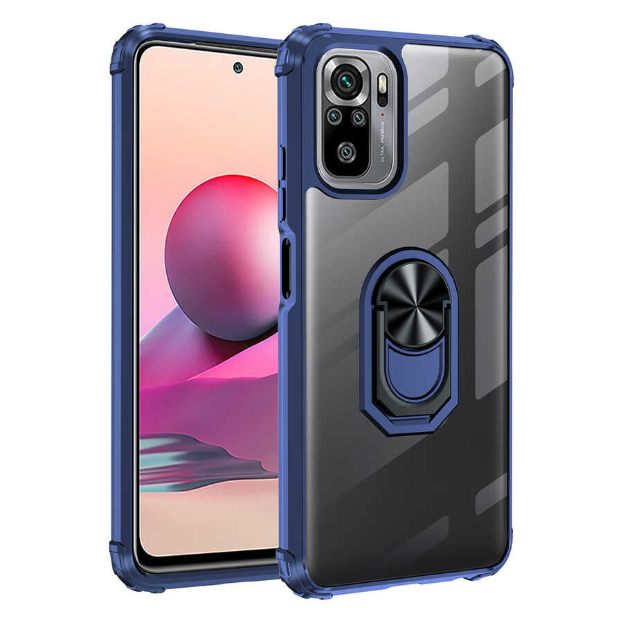 Xiaomi Redmi Note 10S Kılıf Zore Mola Kapak Lacivert