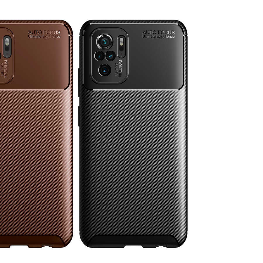 Xiaomi Redmi Note 10S Kılıf Zore Negro Silikon Kapak Siyah