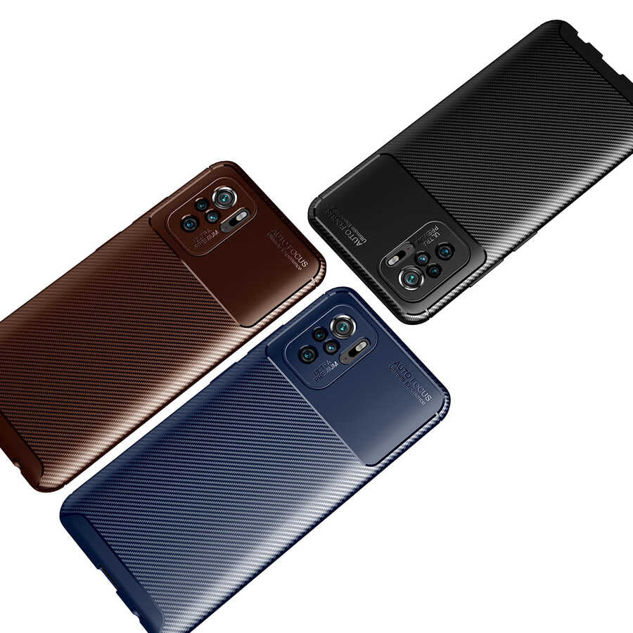 Xiaomi Redmi Note 10S Kılıf Zore Negro Silikon Kapak Siyah
